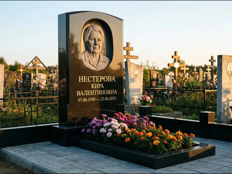 Памятник с барельефом — выполненная работа 12 в Туле