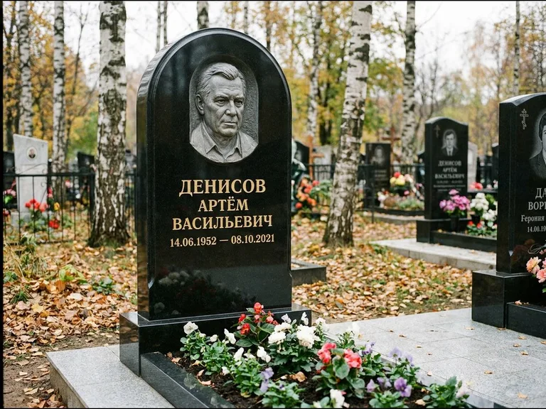 Памятник с барельефом — выполненная работа 17 в Туле