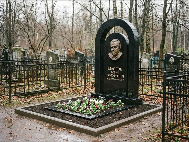 Памятник с барельефом — выполненная работа 23 в Туле
