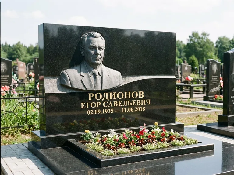 Памятник с барельефом — выполненная работа 27 в Туле