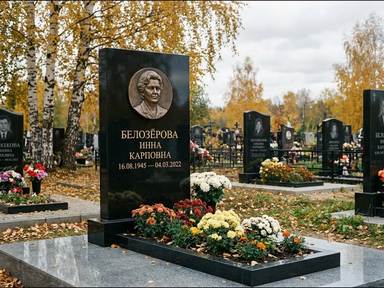 Памятник с барельефом — выполненная работа 2 в Туле