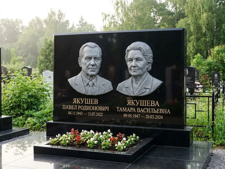 Памятник с барельефом — выполненная работа 36 в Туле