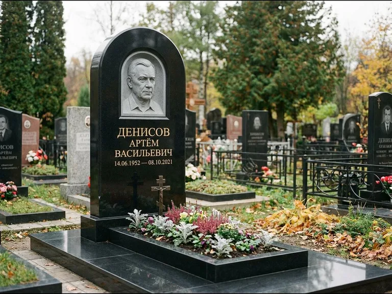 Памятник с барельефом — выполненная работа 5 в Туле