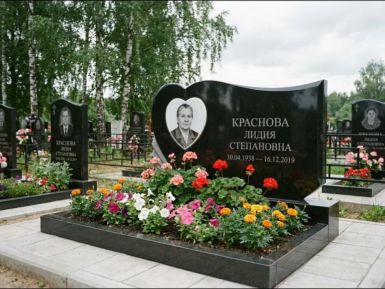 Портрет в форме сердца — работа «Краснова» в Туле