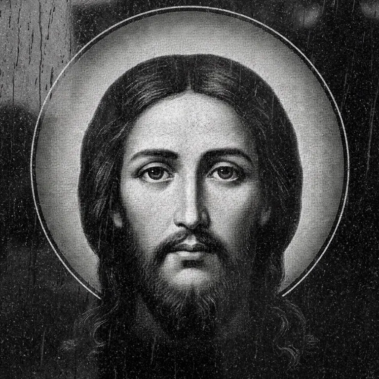 Эскиз иконы: «Моление о чаше» (полутон) — сюжетная композиция, гравировка на памятник в Туле