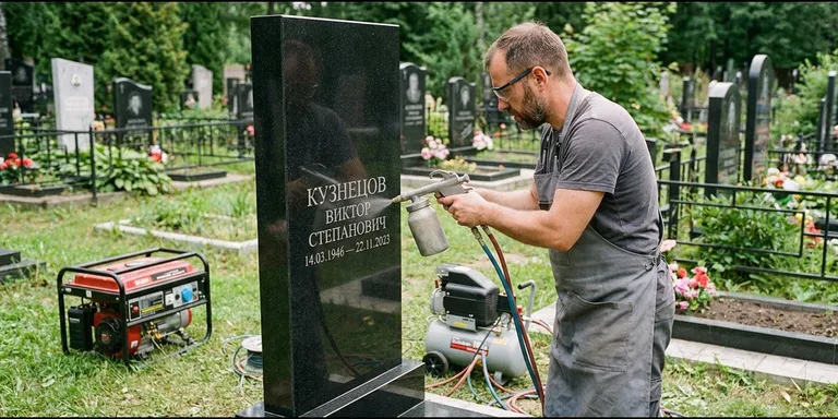 Гравировка с выездом — гравировка на памятник в Туле