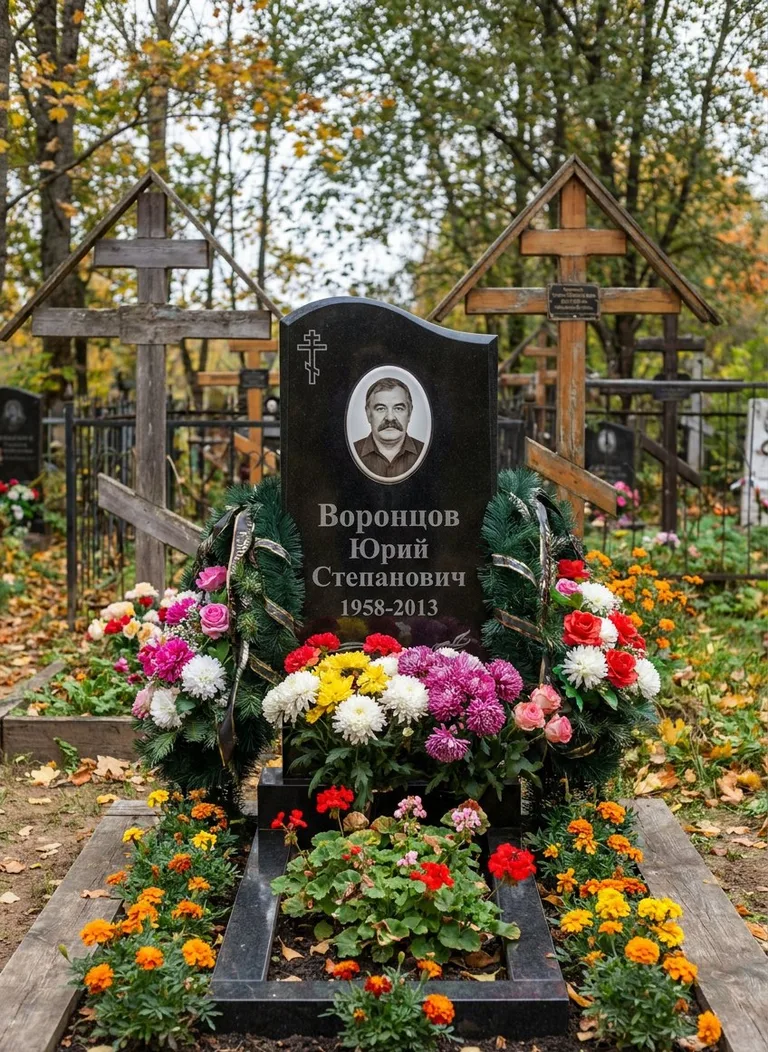 Аллея на Цветковском кладбище в Калининграде