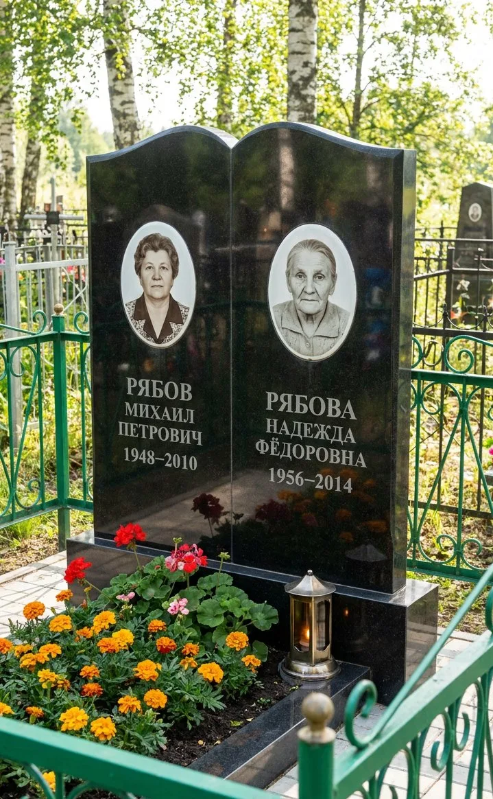 Аллея на Новом Елшанском кладбище в Саратове