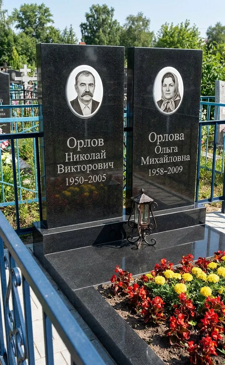 Аллея на Шинном кладбище в Красноярске