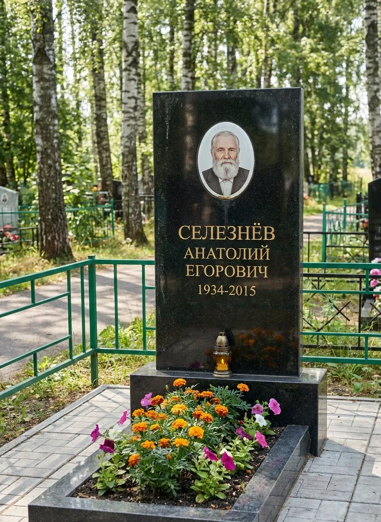 Аллея на Старом кладбище в Оренбурге