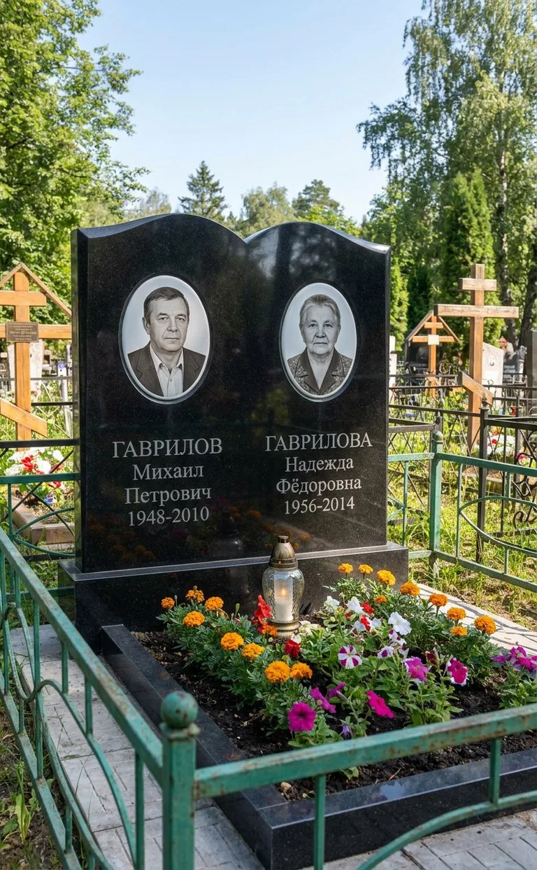 Аллея на Власихинском кладбище в Барнауле