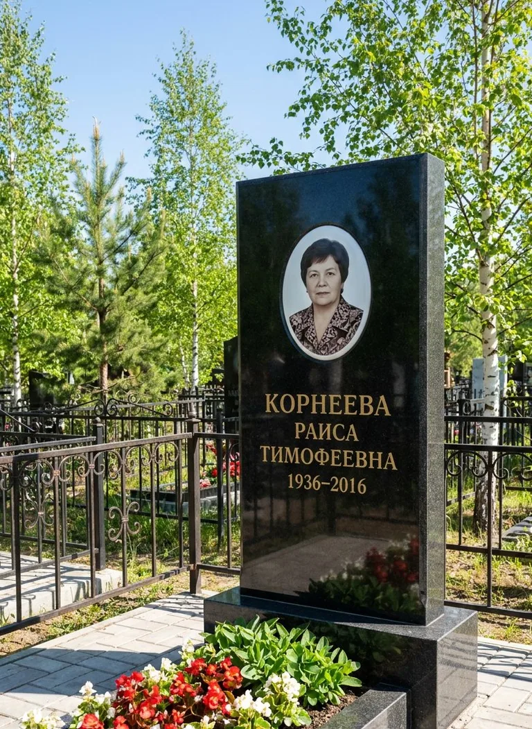 Аллея на Воскресенском кладбище в Саратове