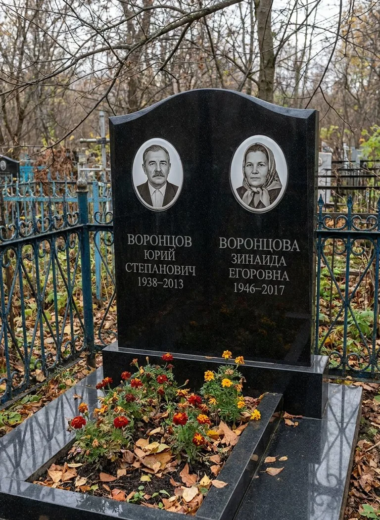 Аллея на Заволжском кладбище в Ульяновске