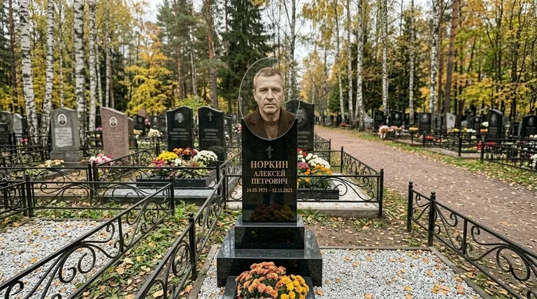 Портрет на стекле на вертикальной стеле в Туле