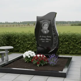 Мемориальный Гранитный светский памятник - ПН127
