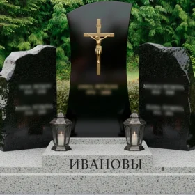 Православный гранитный комплекс для двоих - ПН212