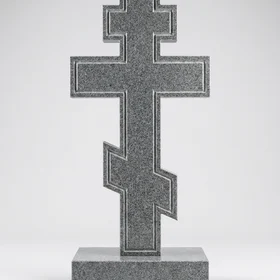 Крест на могилу из гранита — КРГ006