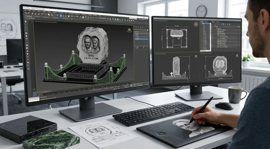 proektioravanie-3d-pamyatnika