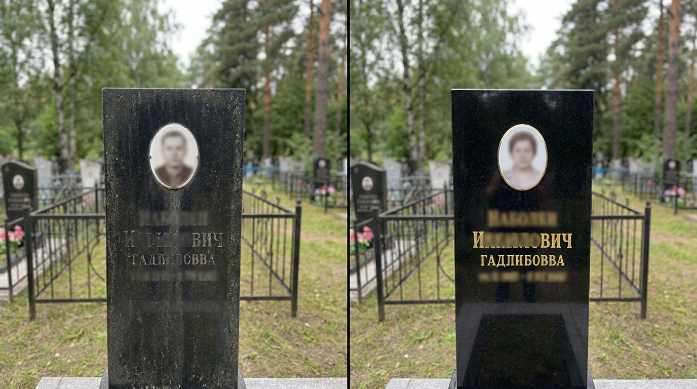Реставрация памятника в Туле — пример 2