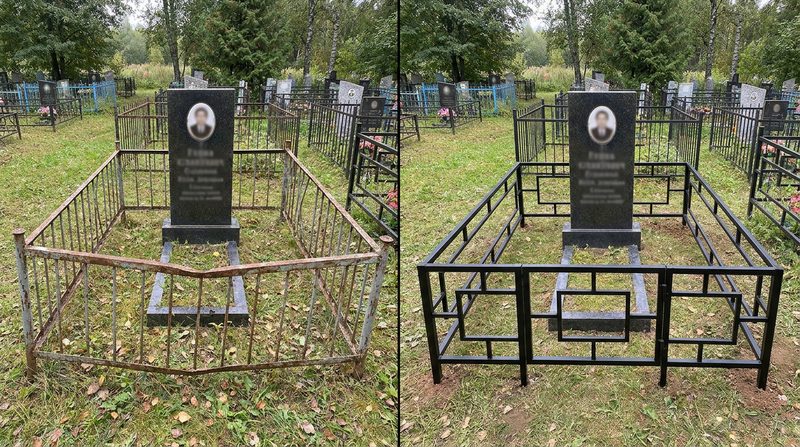 Установка ограды в Туле — пример 1