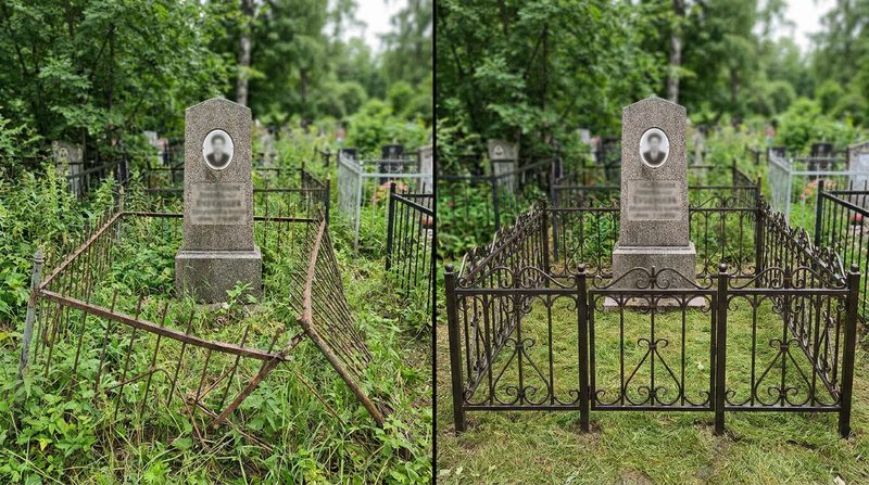 Установка ограды в Туле — пример 2