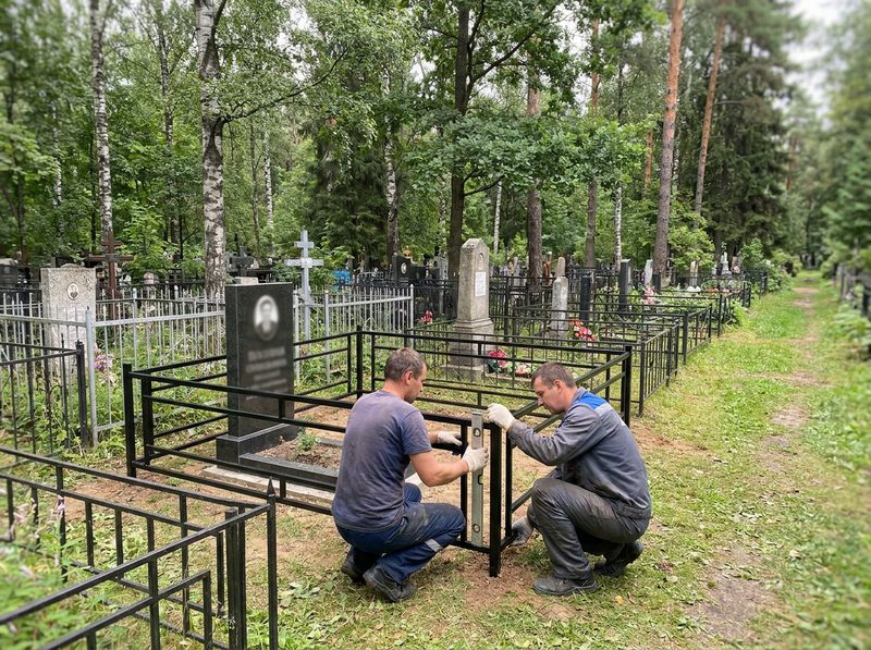 Установка ограды в Туле — пример 3
